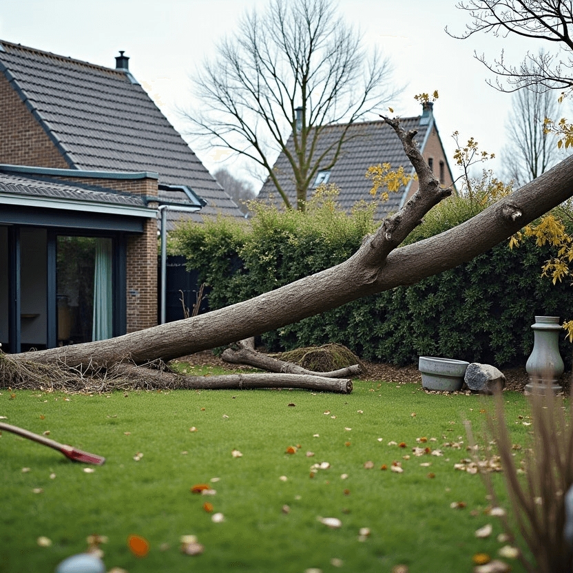 Stormschade in je tuin: zo weet je welke verzekering betaalt